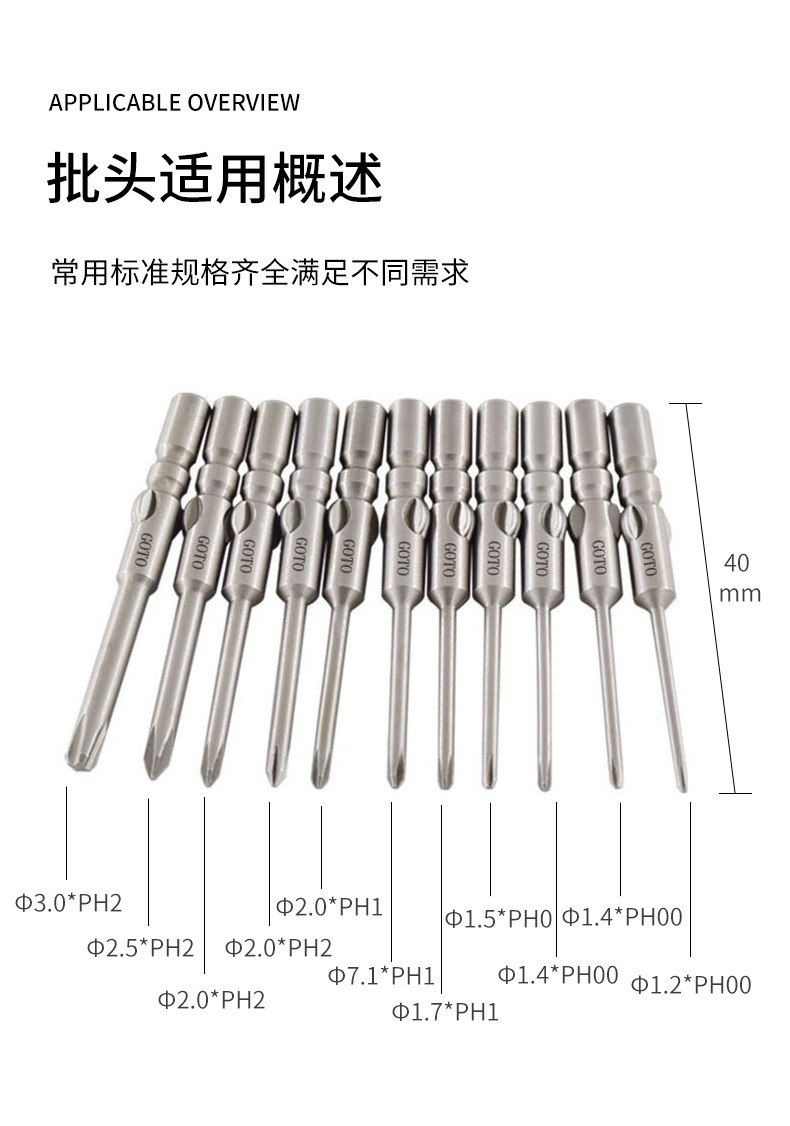 源头工厂十字螺丝刀强磁S2钢高同心度800十字电批头工业级螺丝刀详情8