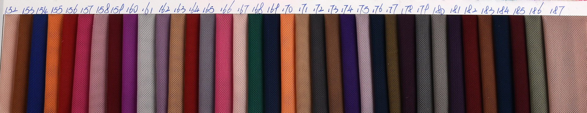 现货40D锦氨网布 经编网眼布 弹力网纱柔软打底衣面料批发详情11