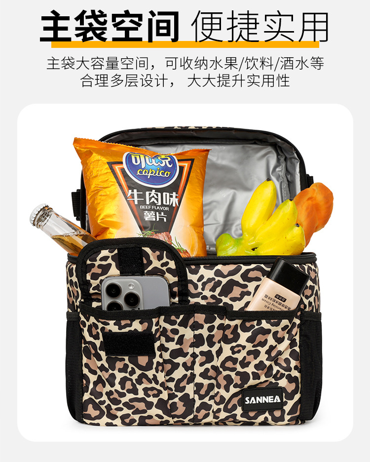 跨境热款便当包 肩带可调节午餐袋 食物手提包保温午餐包冰袋现货详情14