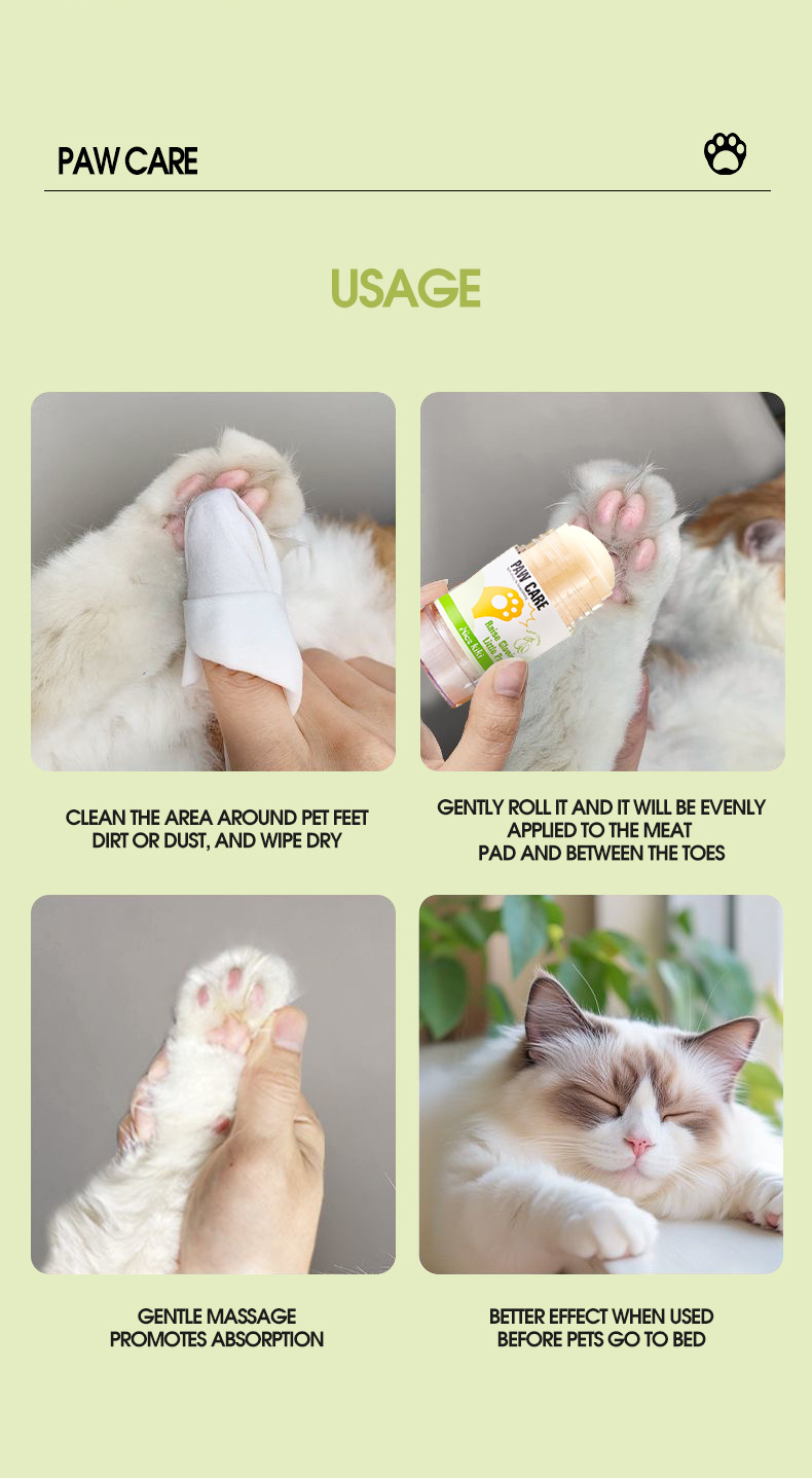 跨境专供宠物护足膏猫咪爪子防干裂狗狗脚掌肉垫护理润足霜批发详情13