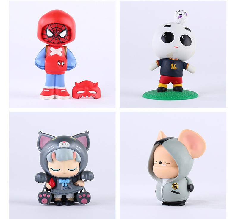 PVC公仔定制滴胶公仔盲盒手办定做树脂摆件潮玩盲盒公仔企业IP订详情12
