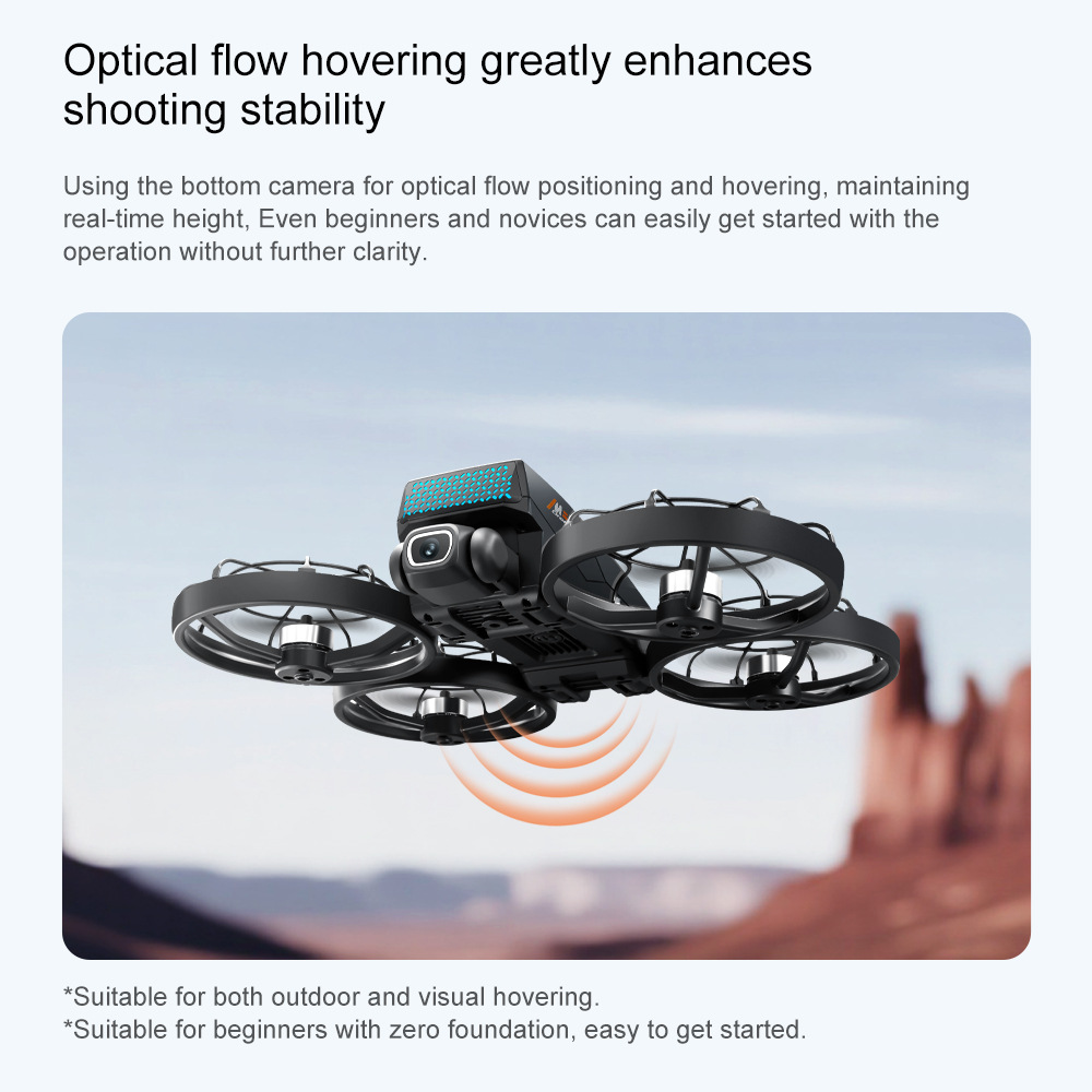 Cross-border M8 brushless drone with screen control, aerial photography, folding aircraft, optical flow dual camera remote control aircraft pic 41