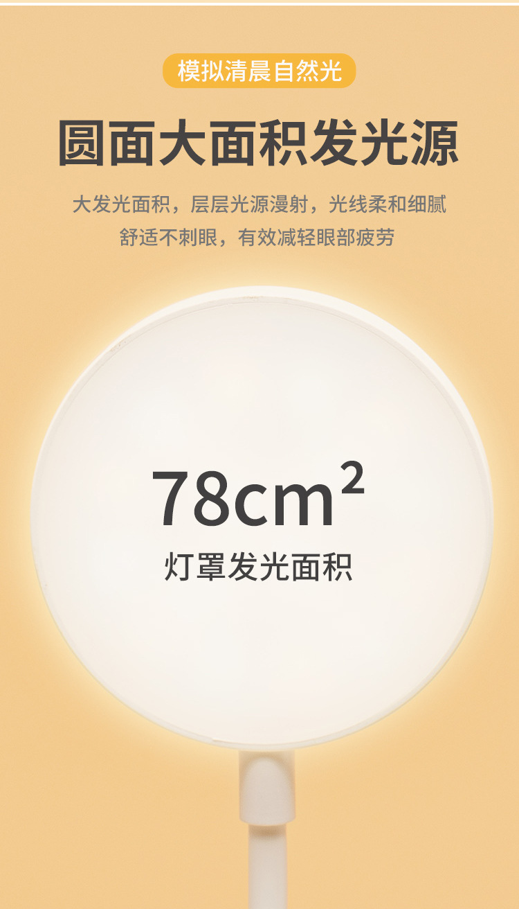 Creative folding led charging desk lamp, student dormitory study night light, bedroom bedside lamp, small gift desk lamp pic 3