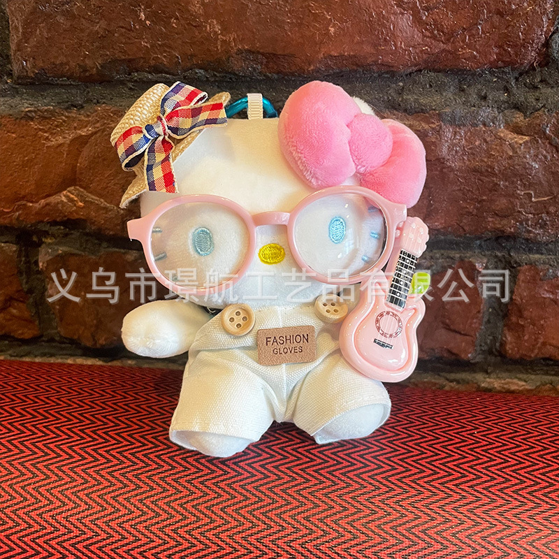 Cute hellokitty keychain pendant, kt cat plush doll, fashionable bag pendant, Kitty doll pic 12