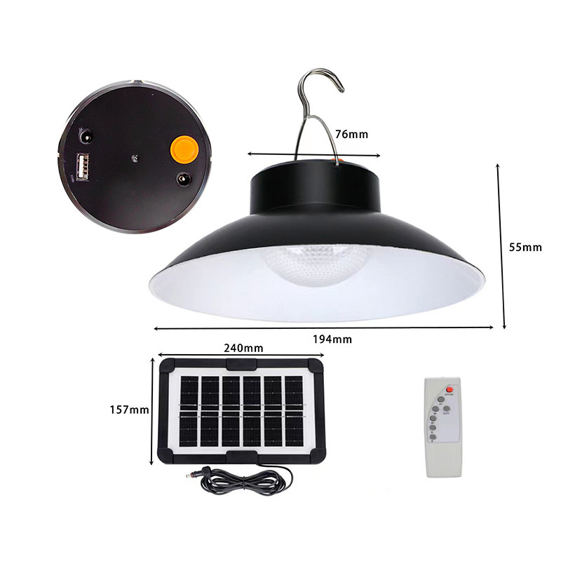 The new type of solar ceiling indoor living room is a solar floodlight for courtyard lighting pic 1