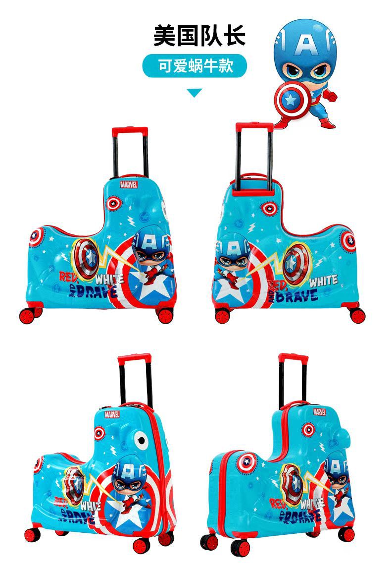Maleta niños trolley case troyano cartoon travel case baby case embarque engrosado niños trolley case pic 15