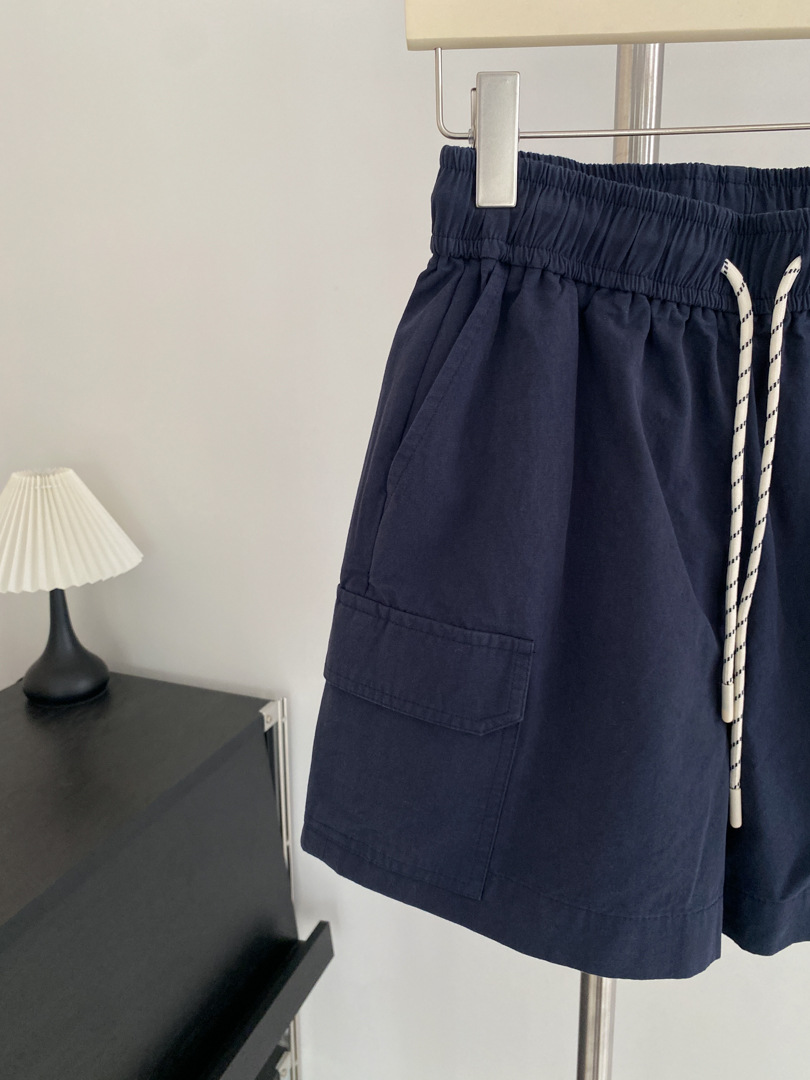 GAGD Japanese-style casual workwear shorts for women, Korean high-waisted loose, slimming, tight-waisted wide-leg shorts pic 31