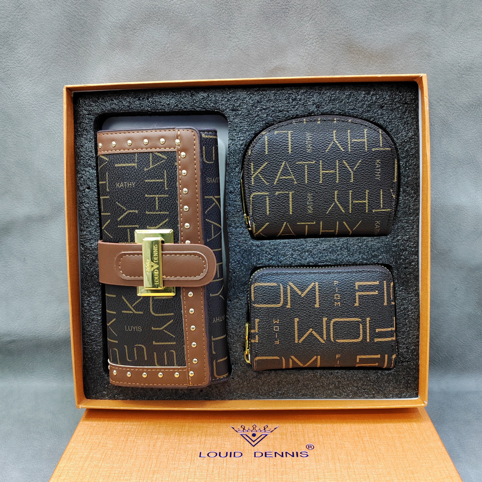 2024新款三件套礼盒装钱夹卡包套盒详情20