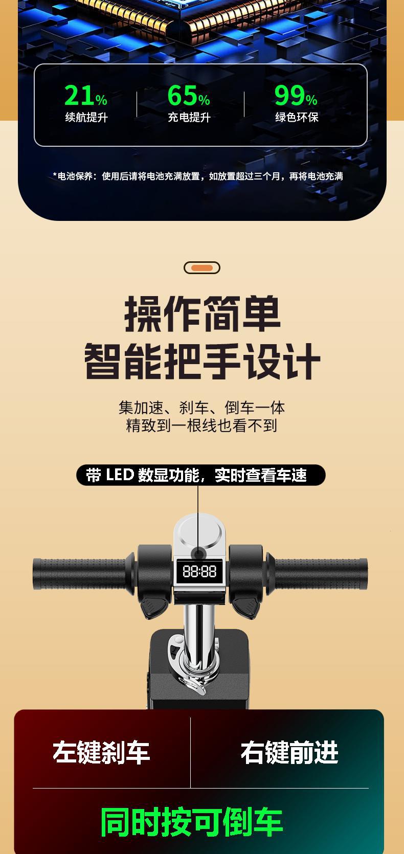 The LEGWING 20-inch smart electric suitcase can be ridden and used as a carry-on travel trolley pic 12