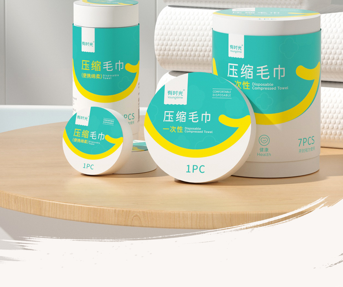有时光一次性压缩浴巾绵柔旅游旅行便携宾馆压缩洗澡巾绵柔毛巾详情15