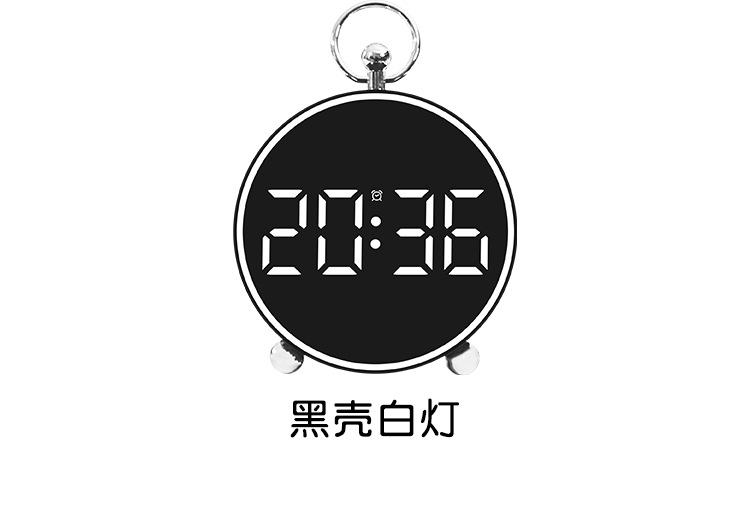 新创意闹钟简约电子钟LED时钟家居床头钟表温度钟表塑料时钟8025详情29