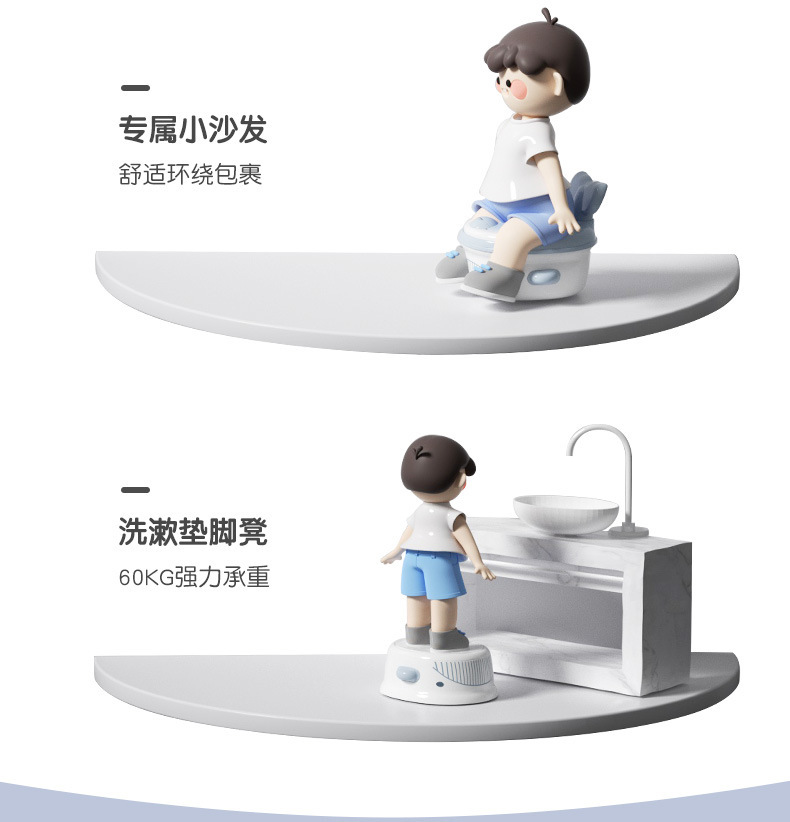 多功能三合一儿童马桶家用宝宝坐便器马桶圈垫脚凳训练儿童坐便盆详情4