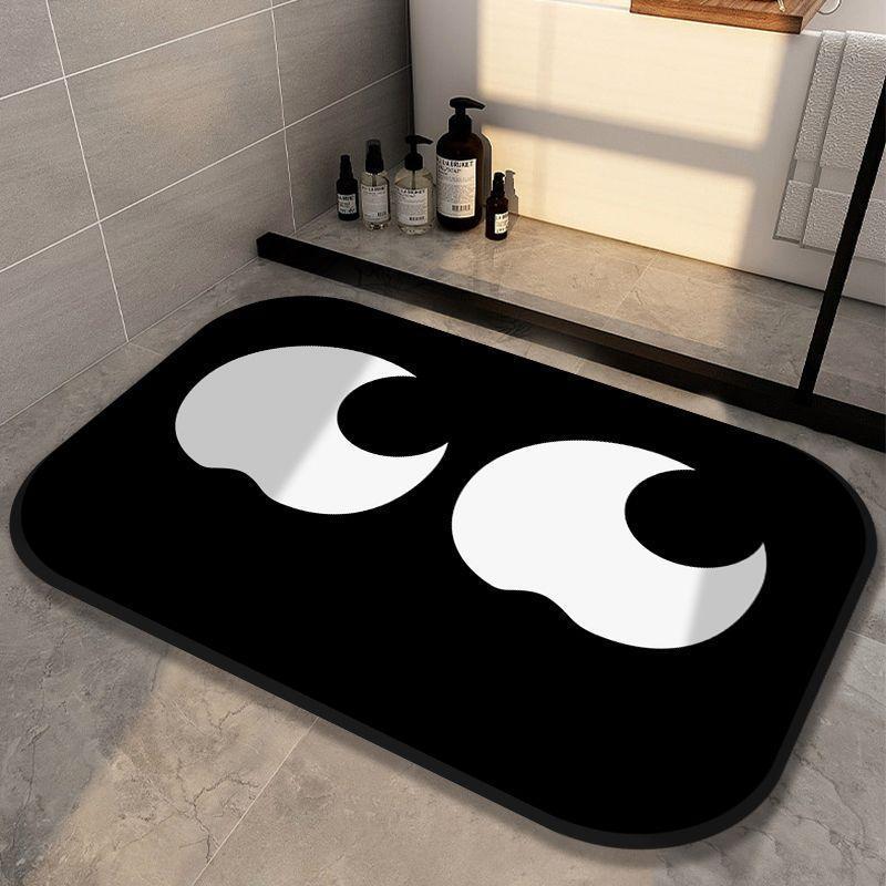 Diatom mud cartoon floor MATS for bathrooms, water-absorbing and quick-drying anti-slip foot MATS for lobbies, dirt-resistant and easy-to-clean door MATS pic 15