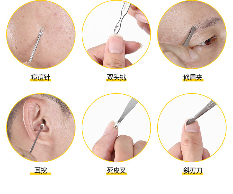 A 12-piece stainless steel nail clipper set for export, a beauty and nail care tool. Direct supply from the foot clipper manufacturer for hand trimming pic 10