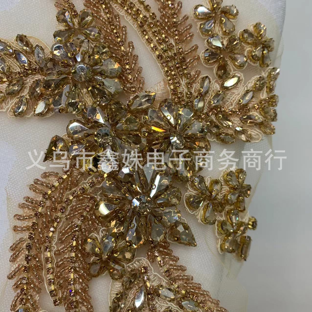 Wholesale beaded crystal dresses, corsets, water diamonds, wheat ear decals pic 25
