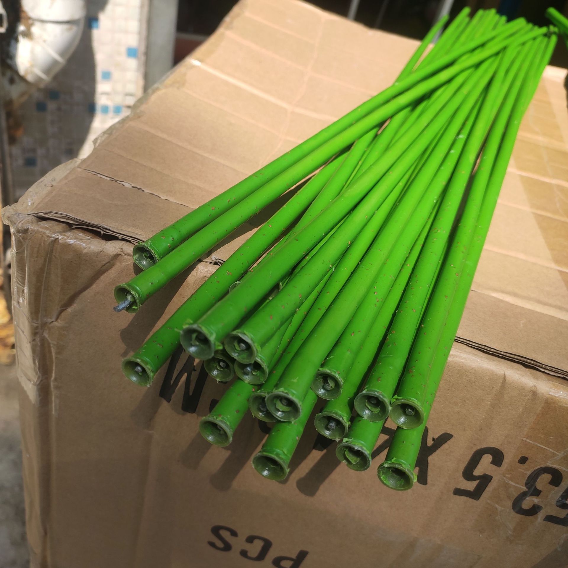 仿真荷叶荷花杆花枝配件单支假绿植婚庆装饰钓鱼垂钓用品户外运动详情3