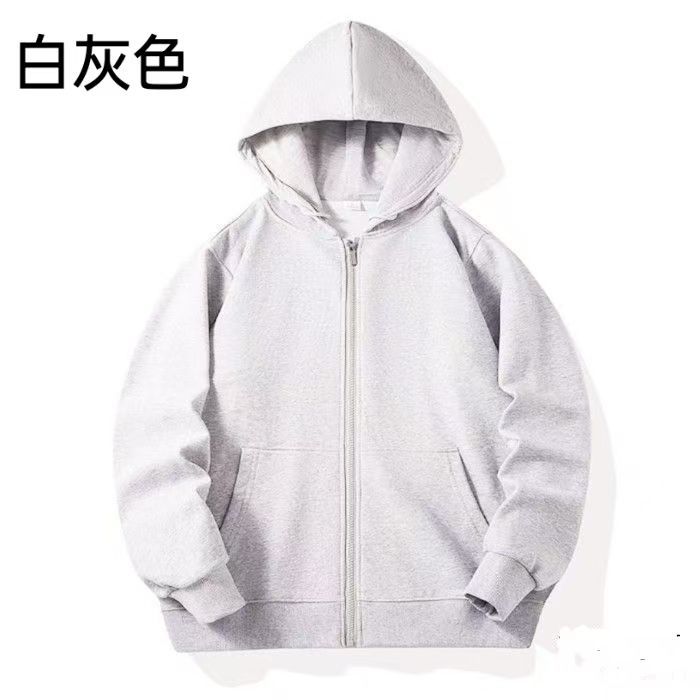 儿童纯棉圆领卫衣定制图案logo春秋款纯色320克光板卫衣跨境外贸详情44