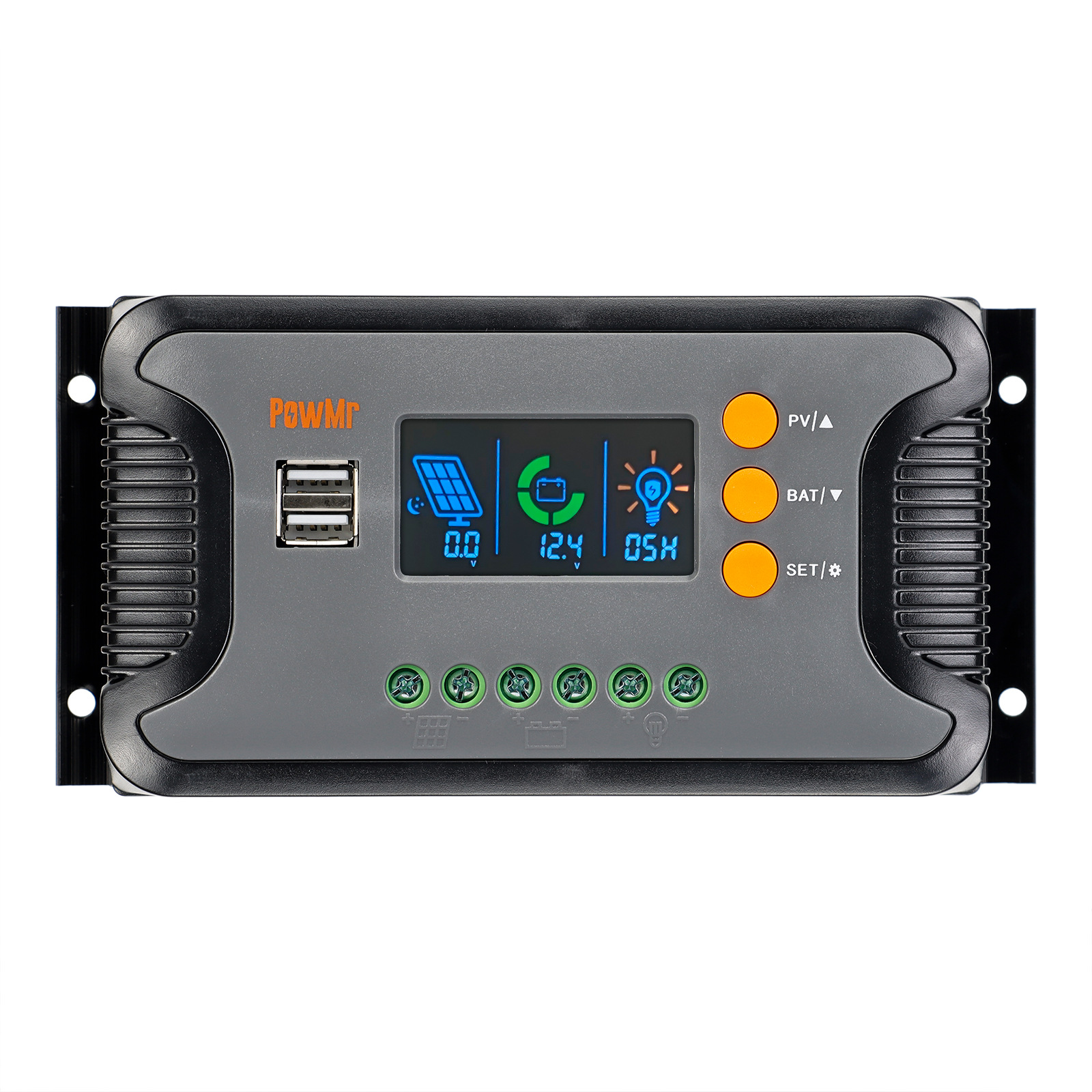 Cross-border shipment of PWM solar controllers for 30A/60A/80A and 12V-48V lithium battery photovoltaic controllers pic 7