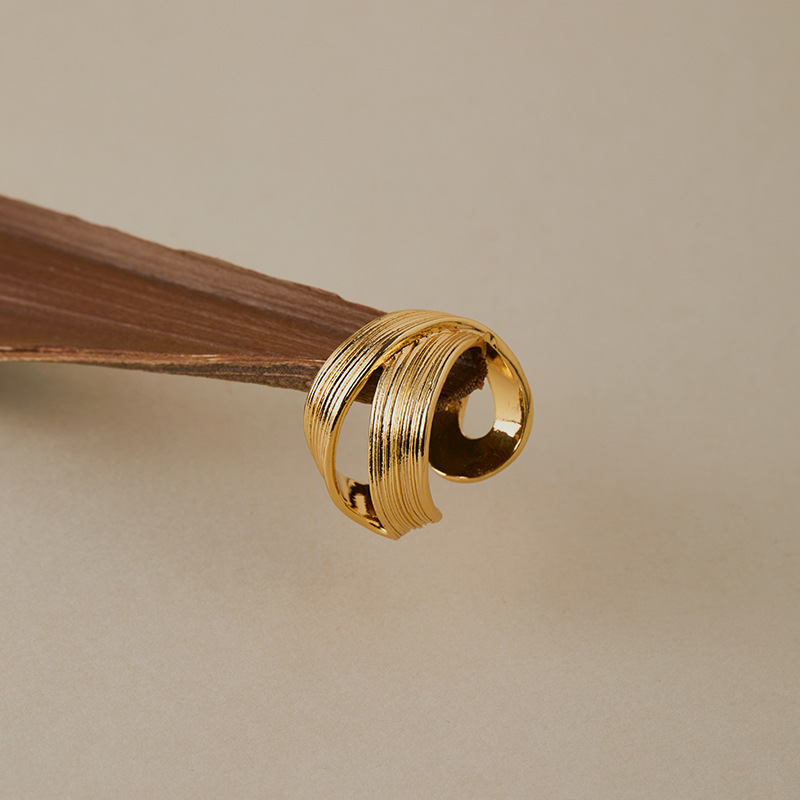 希朗-重工保色戒指开口设计宽面复古chic风欧美个性食指戒商务款详情27