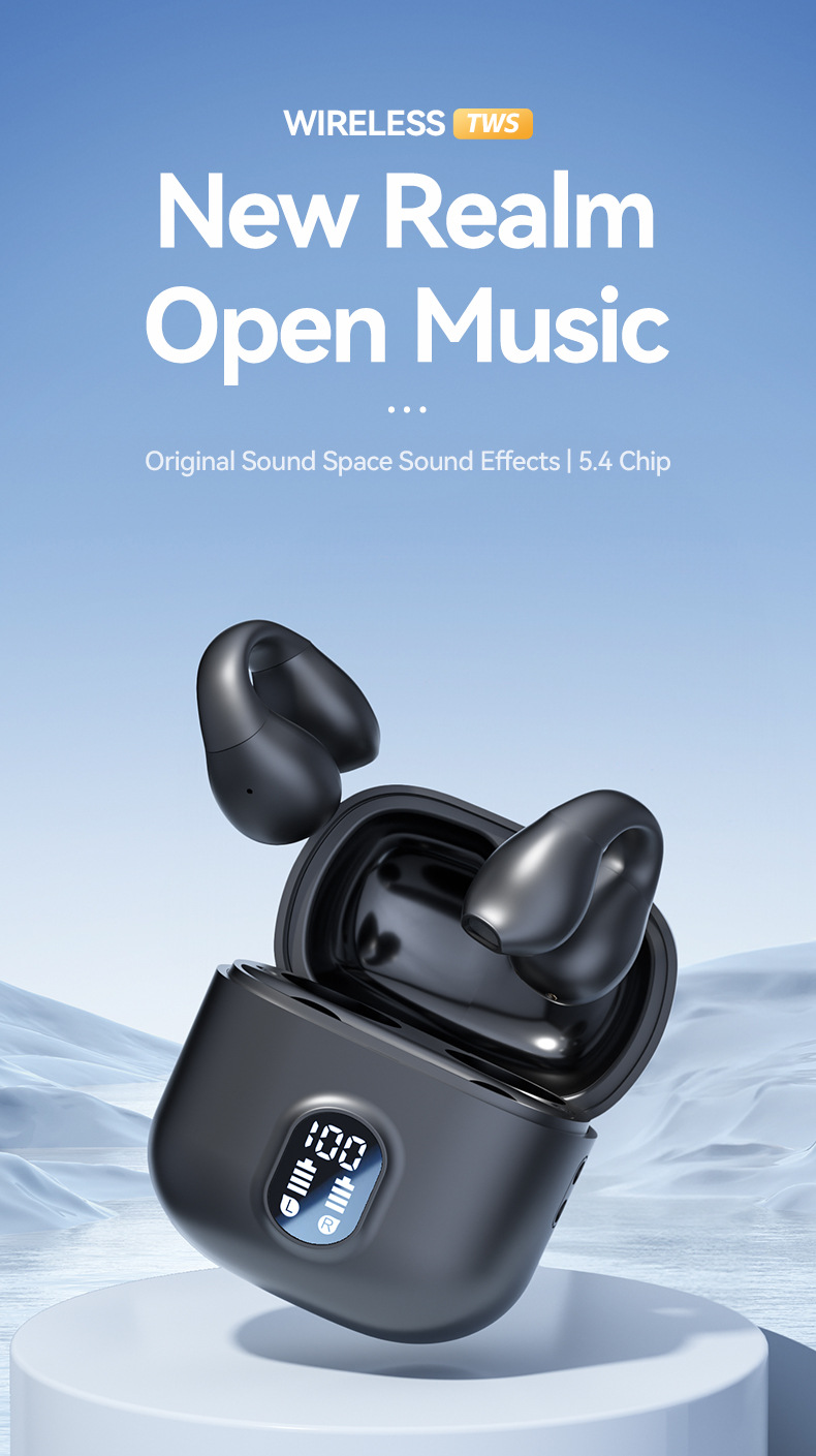 Cross-border M67 Bluetooth headphones, wireless, non-in-ear, sports, ultra-long battery life, mini new product, 5.3 In-ear style pic 3