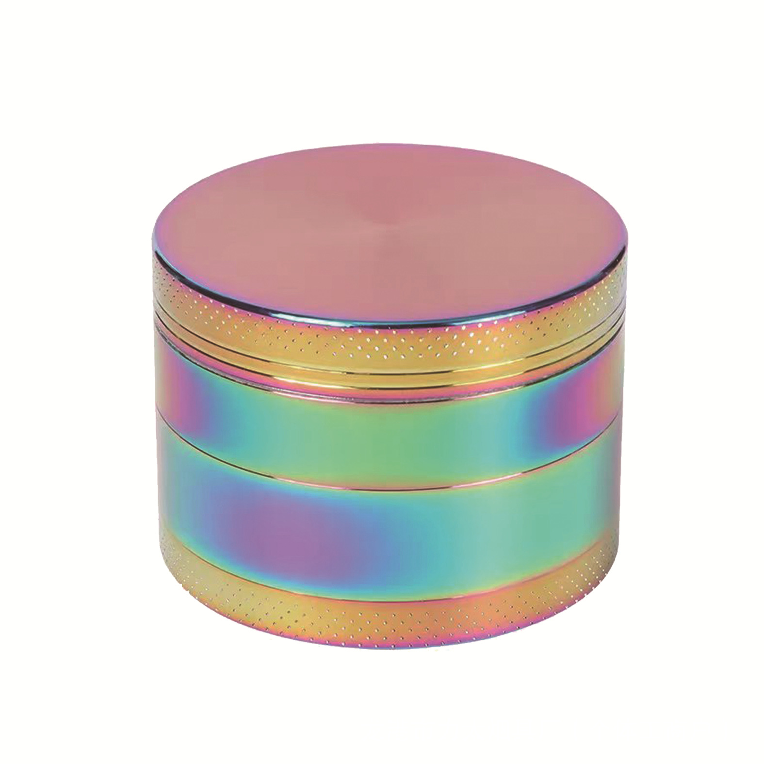 跨境锌合金40mm/50mm/55mm/63mm4层平板点纹磨烟器金属研磨器grin详情10