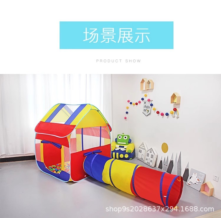 儿童帐篷室内户外大房子男孩女孩宝宝家用海洋球池玩具游戏屋帐篷详情12