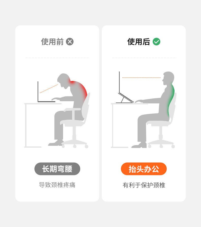 Cross-border computer stand, notebook lift and heat dissipation stand, portable storage, aluminum alloy multi-functional N3 pic 16