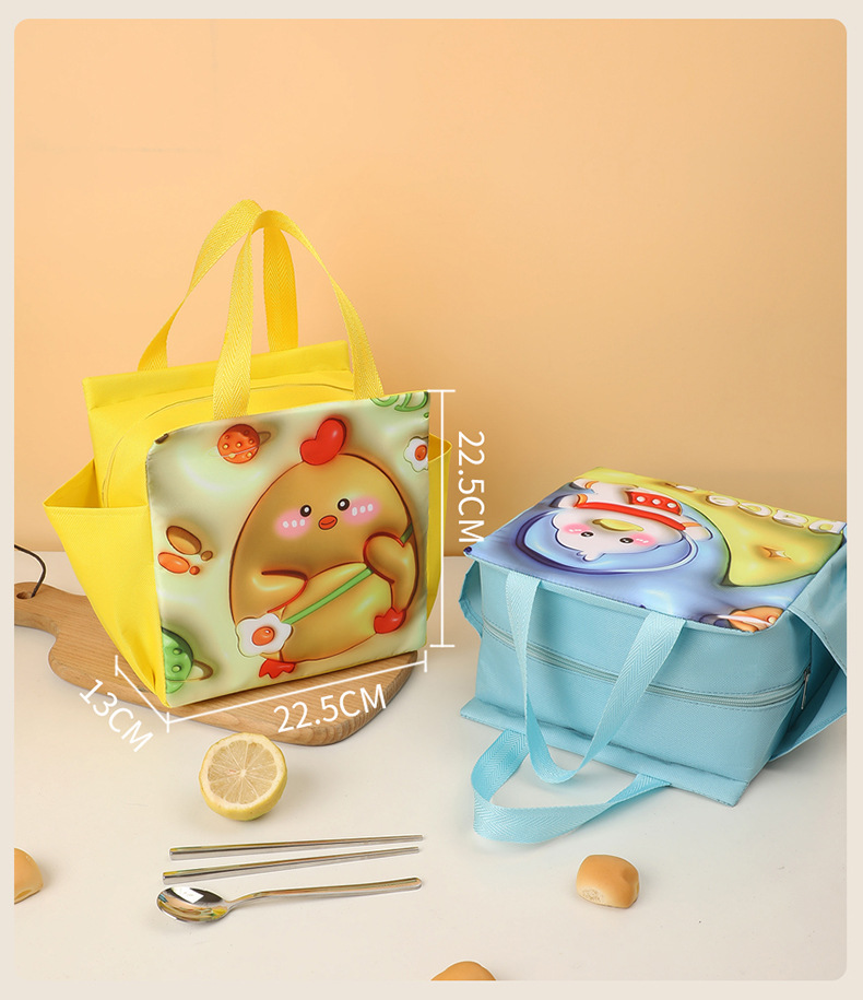 厂家直销学生饭盒袋牛津布午餐盒小学生饭盒袋儿童饭盒袋详情3