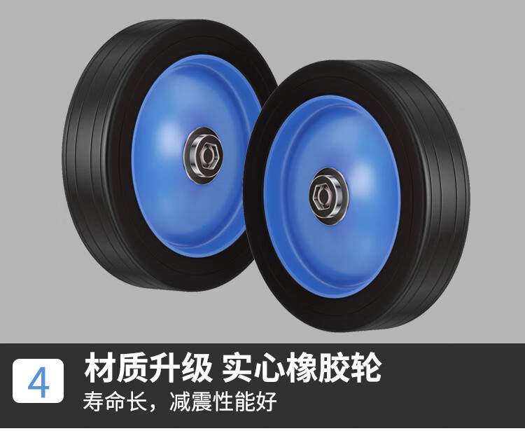 Feida shopping trailer, household hand-pulled cart, portable material handling, folding trolley, small luggage trolley, grocery shopping pic 11