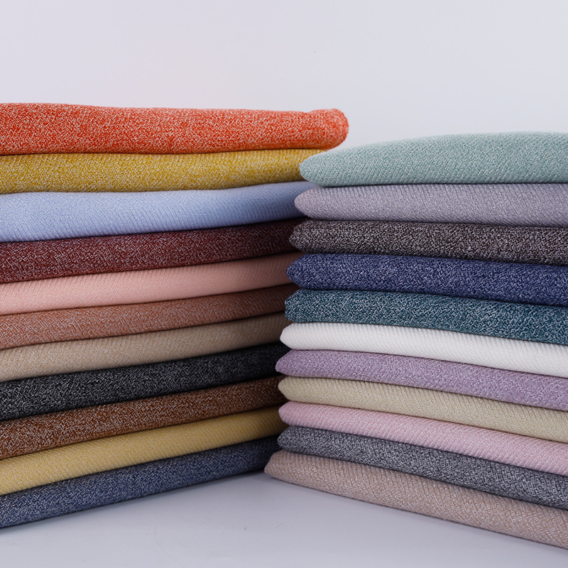 单色夹花仿羊绒围巾纯色披肩刺毛秋冬保暖高级感外贸跨境男女厂家详情14