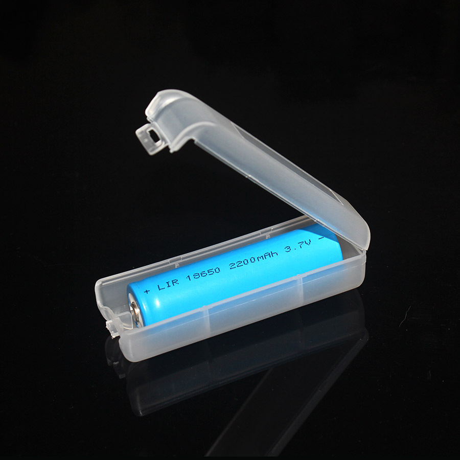 Single-section extended pointed 18650 battery box, 18650 storage box, 21700 plastic box, PP box pic 5