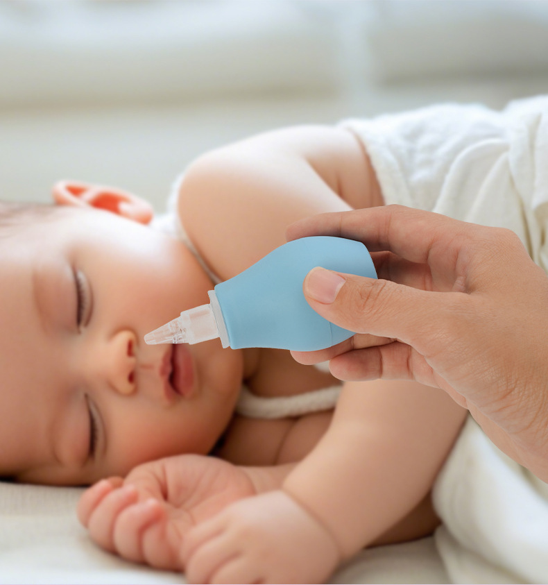 New anti-backflow nasal aspirator and drug feeder set, baby nasal discharge cleaner, nasal drip tube, drug feeder factory wholesale pic 3