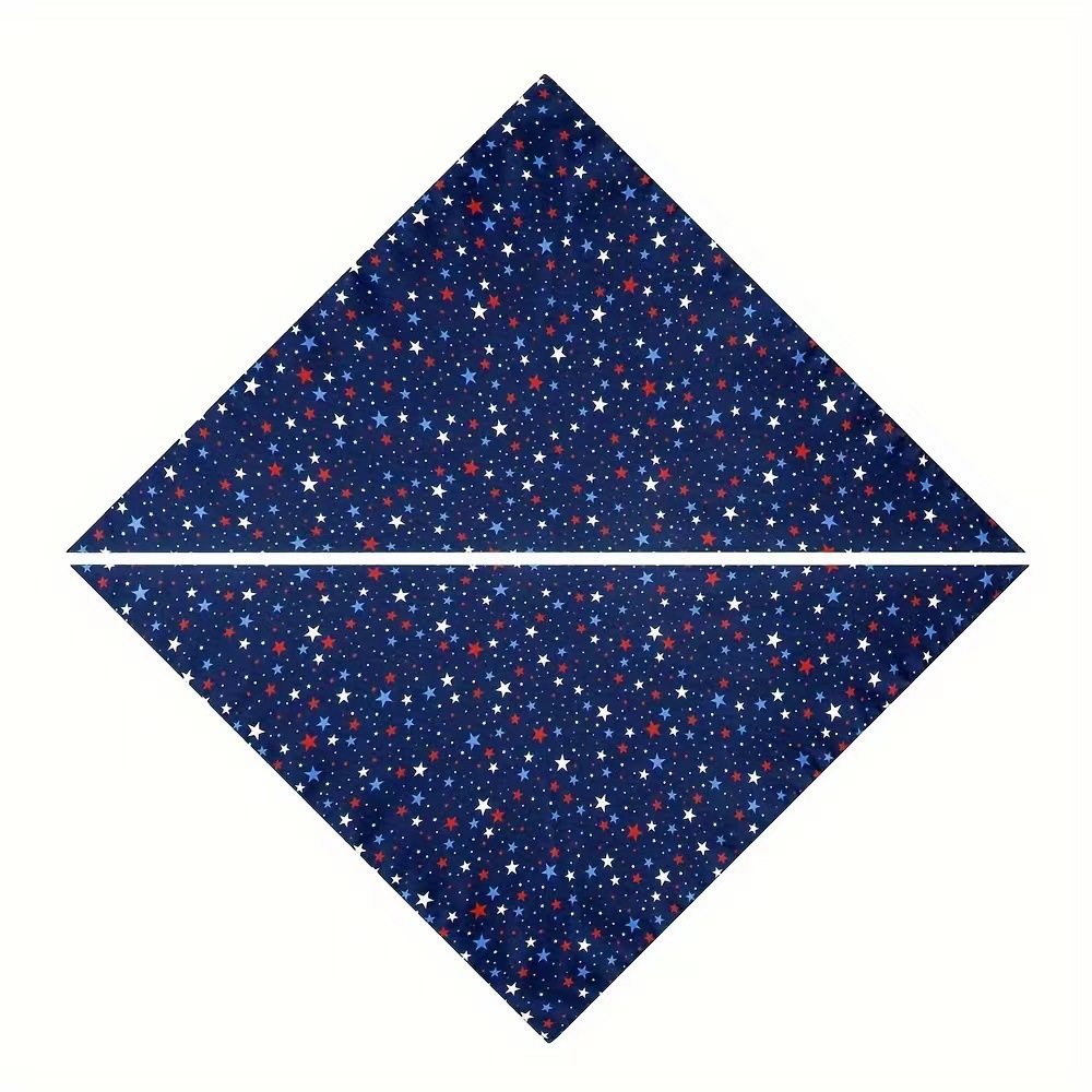 Rongka Pet Cross-border New European and American pet triangular scarves, polyester puppy scarves, dog neck scarves, saliva wipes, cat scarves and decorative items pic 10