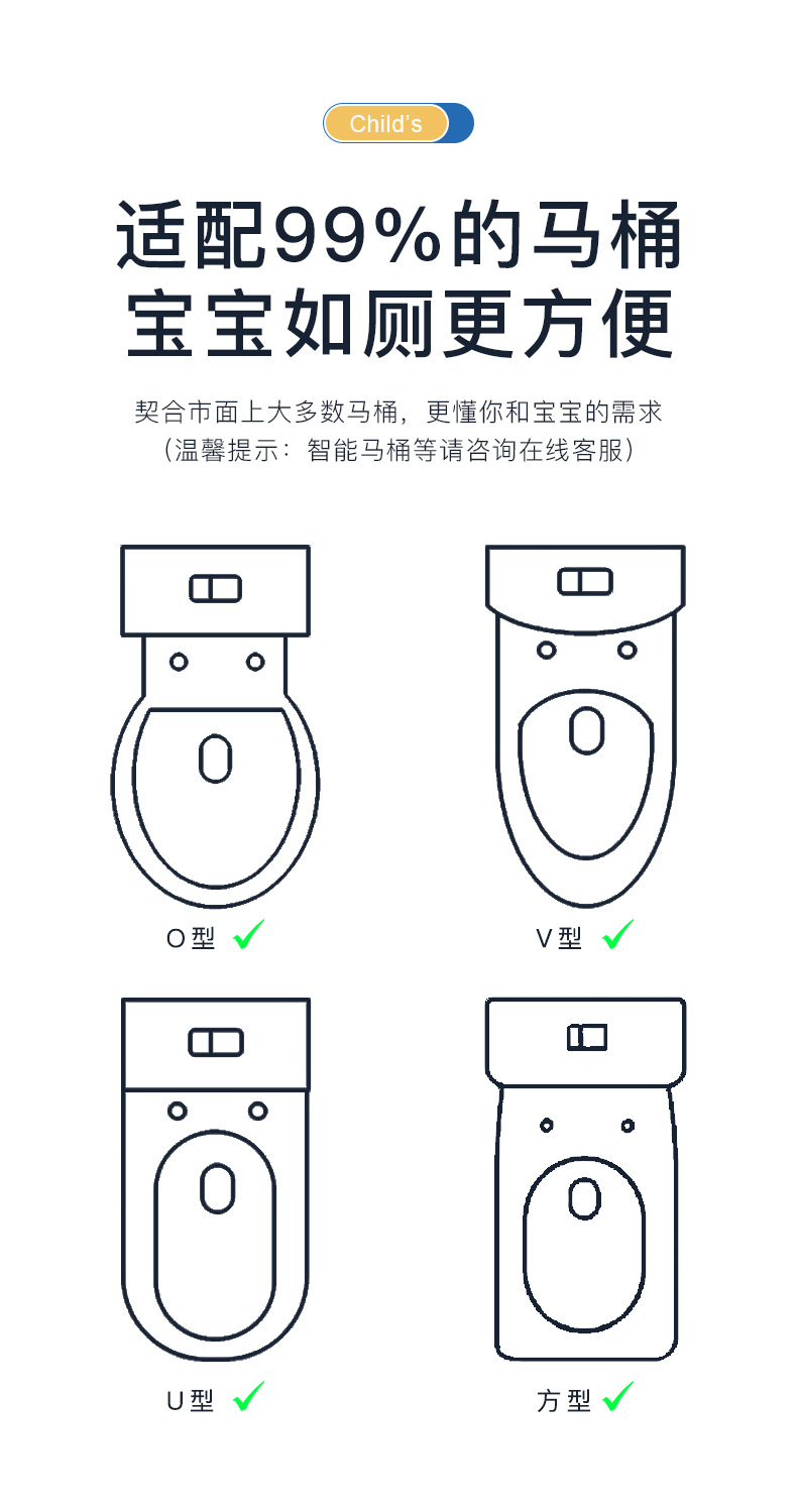 防滑儿童马桶圈用品加宽抗压辅助马桶梯婴幼儿宝宝阶梯折叠坐便器详情17