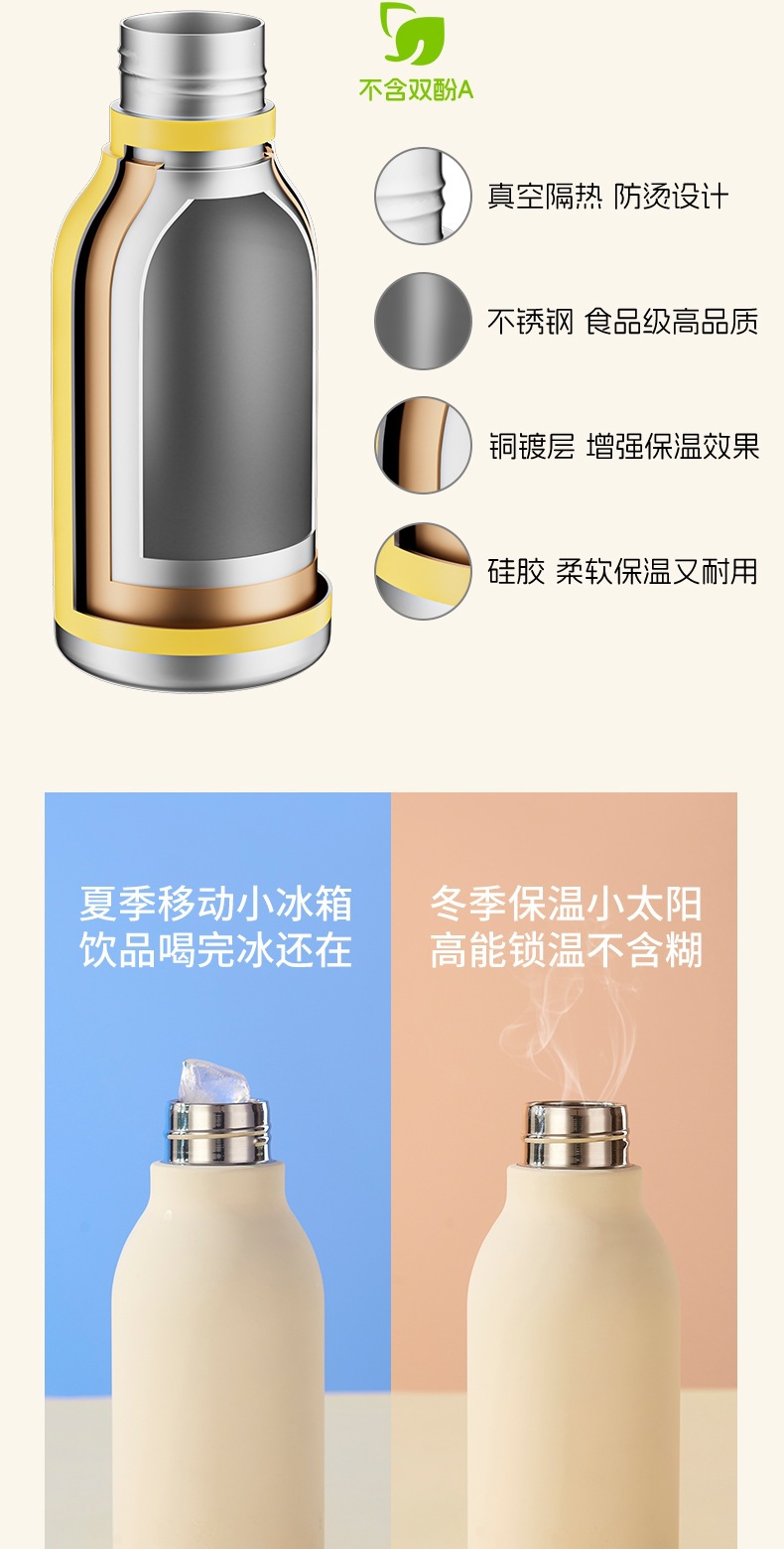 火爆跨境亚马硅胶霸王龙恐龙316不锈钢保温杯卡通动物头创意水杯详情7