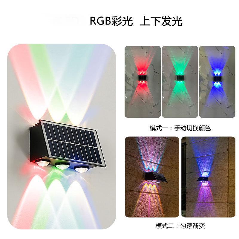 新款太阳能壁灯大门两侧户外墙壁灯庭院围墙防水门牌门头壁挂墙灯详情5