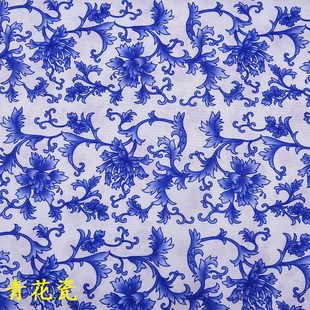 国潮黑底小红花提花布料布匹黑色人丝小草花鞋材服装面料提花布面料详情39