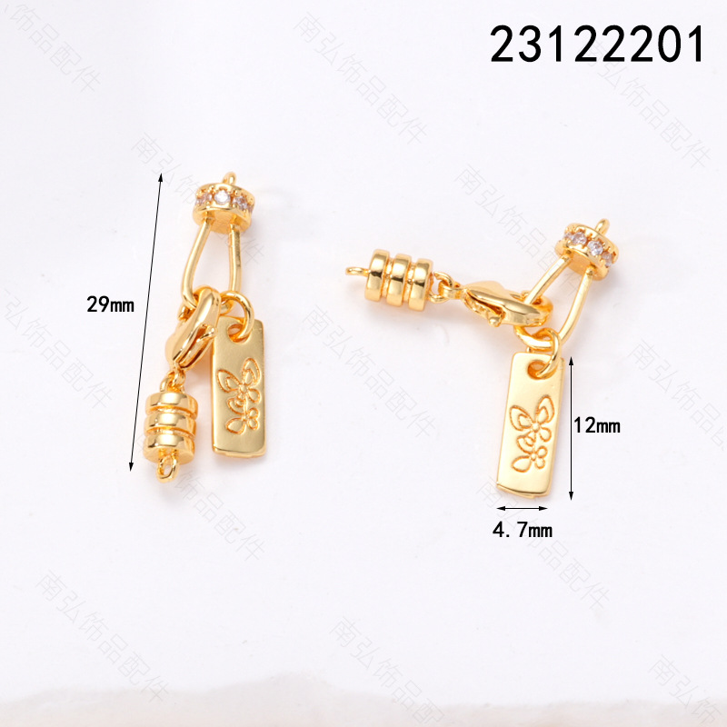Pearl necklace buckle, lobster buckle, end connection buckle, hook buckle, sweater chain, detachable buckle, diy jewelry accessories pic 7