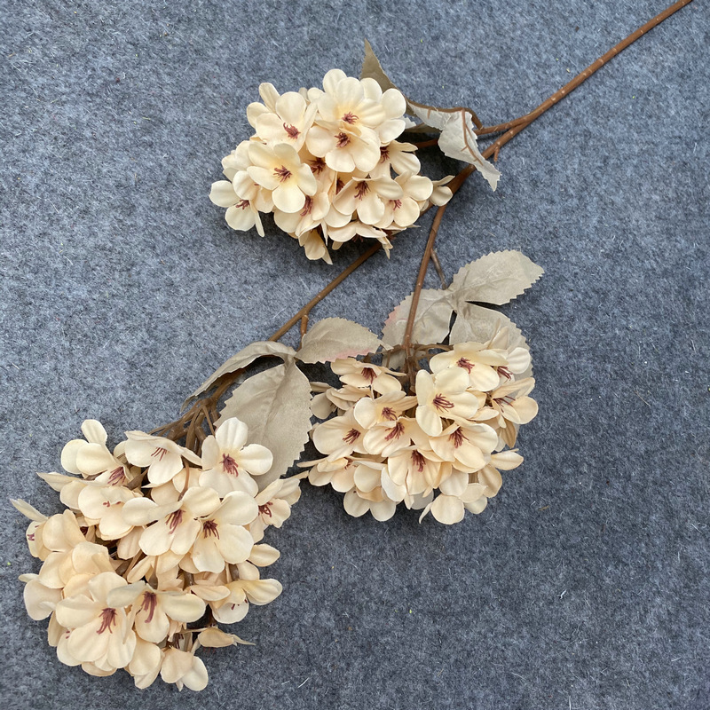 批发3头雪花宝塔绣球花客厅装饰摆件婚庆用品拍照道具仿真假花详情144