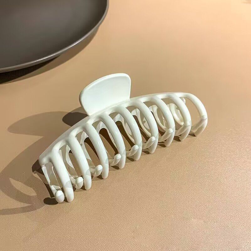 亚马逊爆款大号头饰龙骨抓夹时尚女士百搭发夹鲨鱼夹洗澡发饰批发详情12