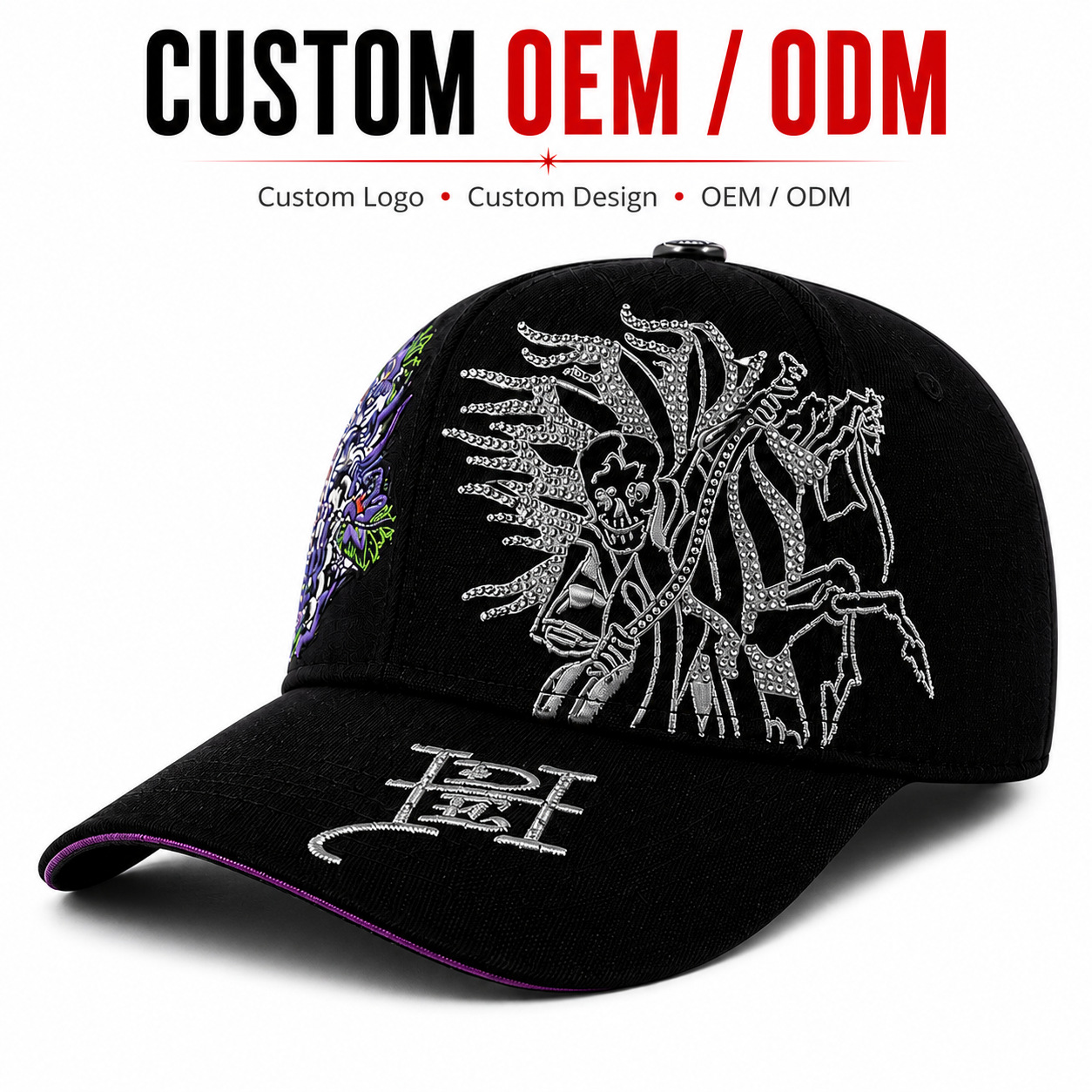 Customized baseball caps from the source factory, embroidered LOGO, sample made based on provided drawings, OEM/ODM cross-border trade, exclusive supply of baseball caps pic 8