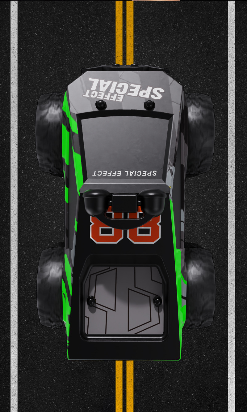 新款2.4G带航拍遥控车1:28高速漂移越野攀爬皮卡玩具高级黑科技详情12