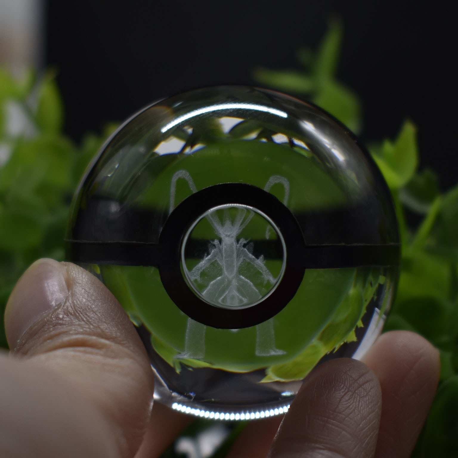 外贸Pokemon精灵宝贝Koraidon故勒顿K9水晶球UFO3D小夜灯多彩底座详情5