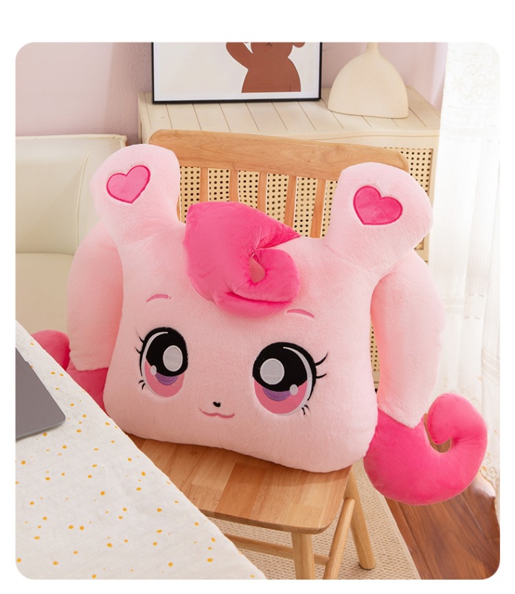 新品水豚噜噜毛绒玩具可爱呆萌奶龙玩偶靠枕抱枕生日礼物娃娃批发玩具详情12