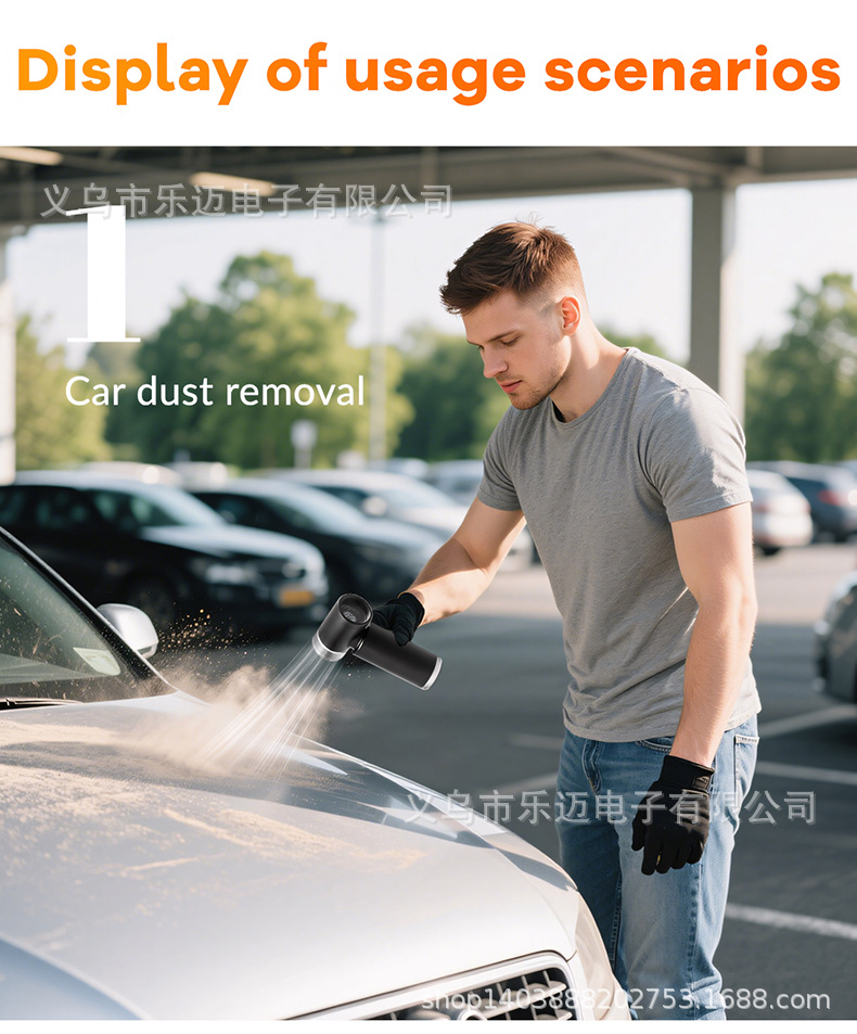 跨境暴力涡轮扇大风力便携吸尘手持野营强力户外迷你小风扇详情16