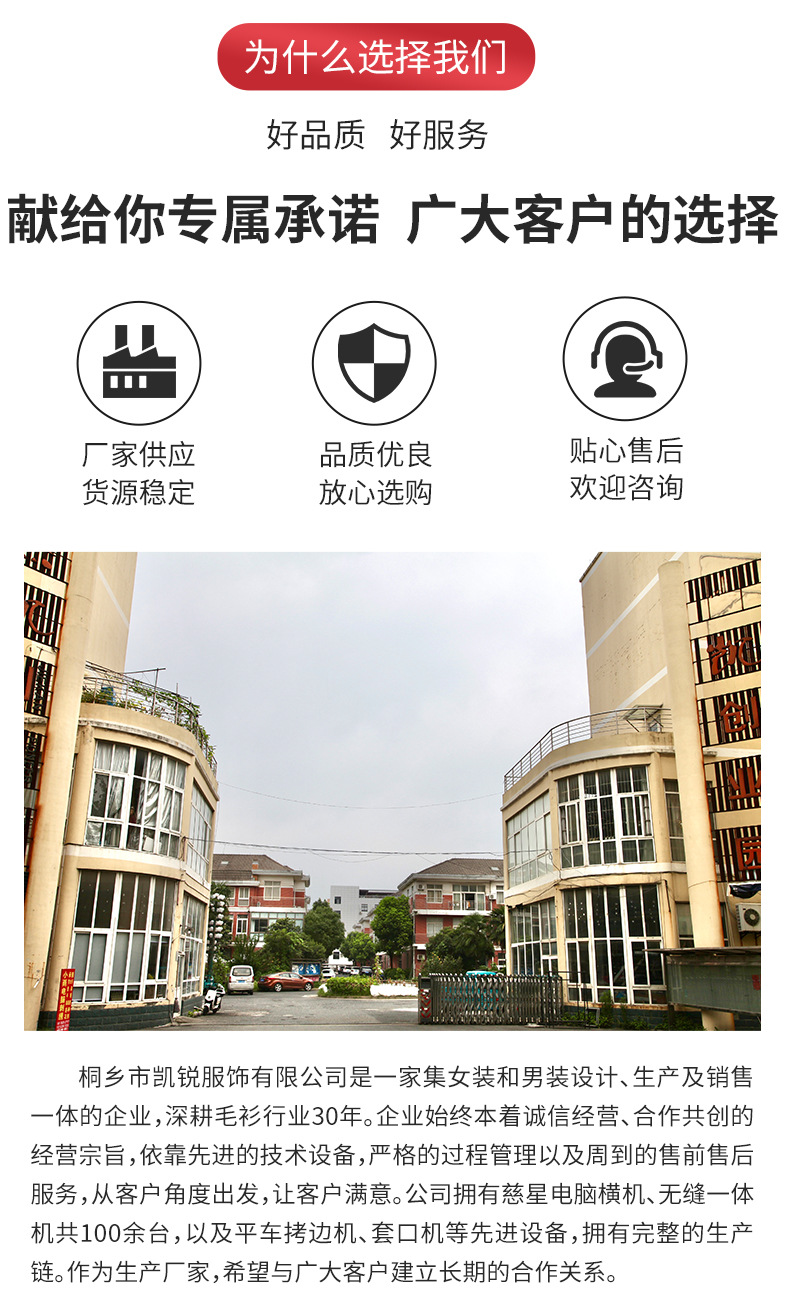 半高领软糯羊毛针织衫女洋气2024春秋新款修身气质内搭纯色打底衫详情20