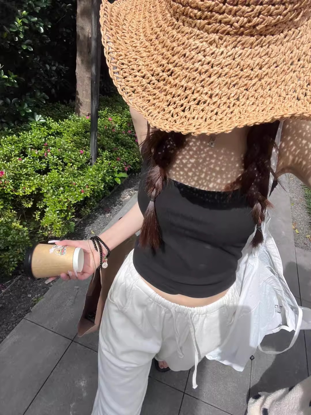 亚麻阔腿裤女夏薄款高腰垂感宽松显瘦拖地休闲裤窄版冰丝直筒长裤详情18