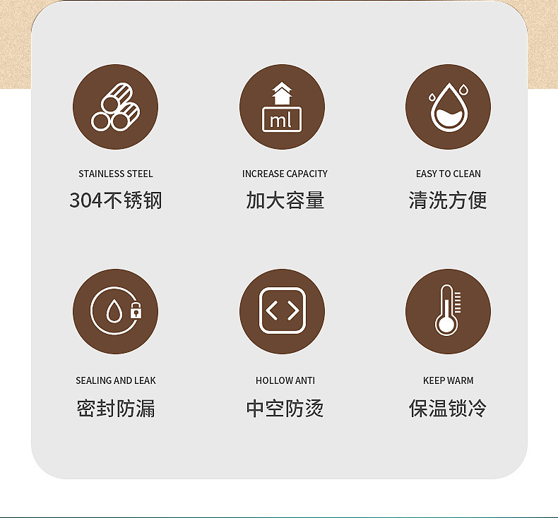 304不锈钢饭盒泡面碗双层饭碗带盖带格学生便当盒便携宿舍饭盒详情4