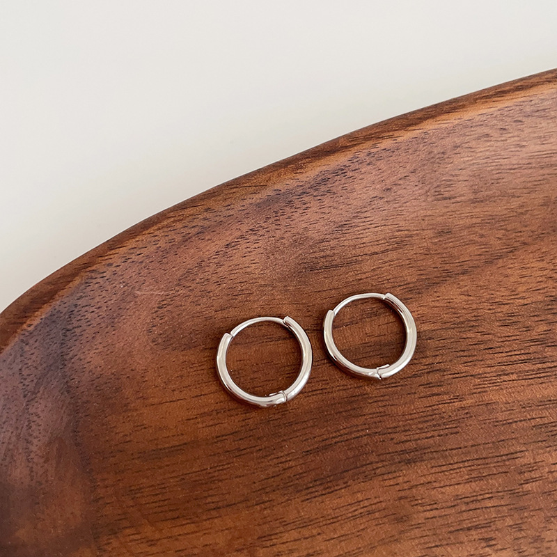 经典日常素圈金属耳圈女韩国简约个性百搭气质时尚耳钉耳环耳饰详情18
