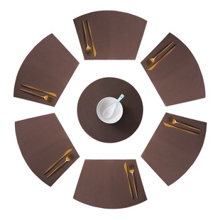 30*45cm餐垫跨境批发特斯林桌垫防水pvc餐桌垫隔热垫对角框西餐垫详情5